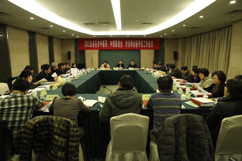 2013年江苏省各市中医药、中西医结合、针灸学会秘书长工作会议